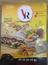 VR FASTFOOD à Saint-Julien-en-Genevois menu