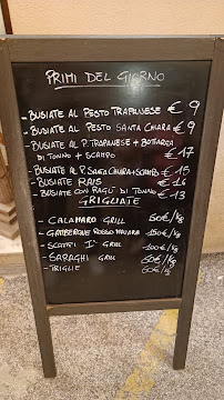 Menu / carte de Santa Chiara 19 à Trapani