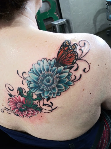 Explore okinawa tattoo ideas, creative tattoo ideas in Golden, available at Faith Tattoo Gallery