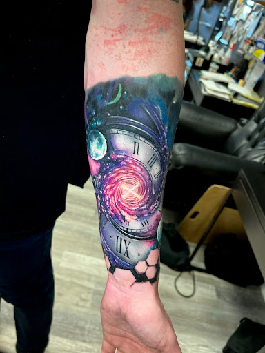 Explore pancreatic cancer tattoo ideas, creative tattoo ideas in Mesa, available at Next Wave Tattoos and Piercings