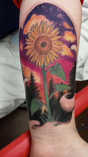 Explore polaroid tattoo ideas, creative tattoo ideas in Overland Park, available at Aftershock Tattoo Co.