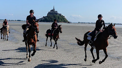 Cheval Plaisir Mont Saint Michel à Pontorson