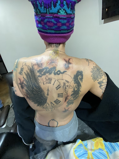 Explore chameleon tattoo ideas, creative tattoo ideas in Myrtle Beach, available at Elite Ink Tattoos of Myrtle Beach