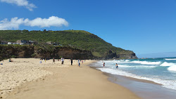 Foto di Stanwell Park Beach con costa lunga e dritta
