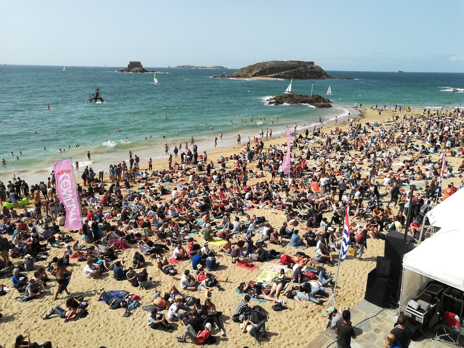 Fotografija Plage du Mole z prostorna obala