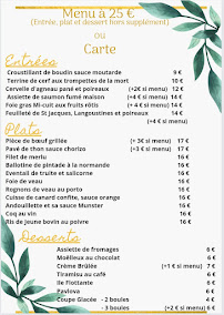 Menu du Restaurant L'escale Entre Terre Et Mer à Cavignac