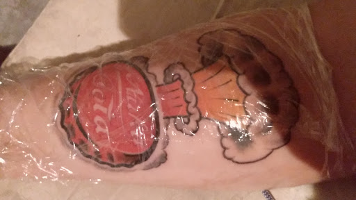 Explore diesel tattoo ideas, creative tattoo ideas in Hazard, available at Electric Chair Tattoo