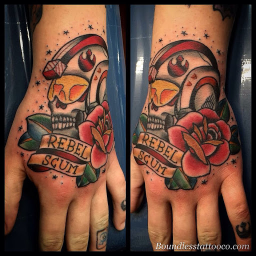 Explore inner arm cover up tattoo ideas, creative tattoo ideas in Plainfield, available at Boundless Tattoo Company