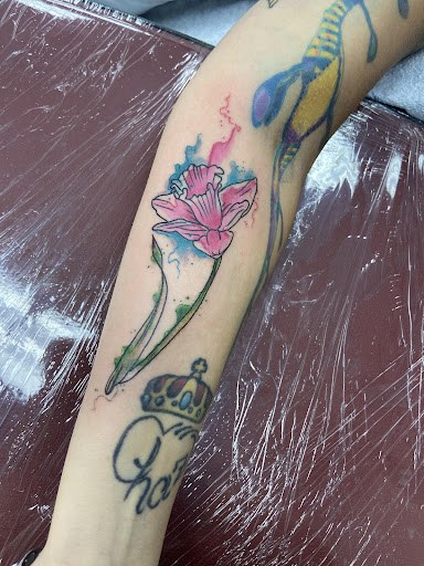 Explore letter m tattoo ideas, creative tattoo ideas in El Paso, available at American Tattoo Society of Ft Bliss