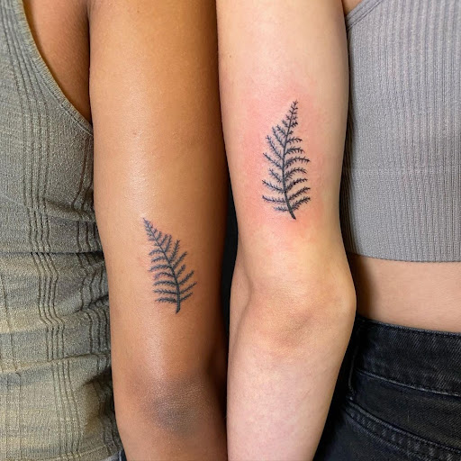 Explore male calf tattoo ideas, creative tattoo ideas in Buffalo, available at True Gloom Tattoo Studio
