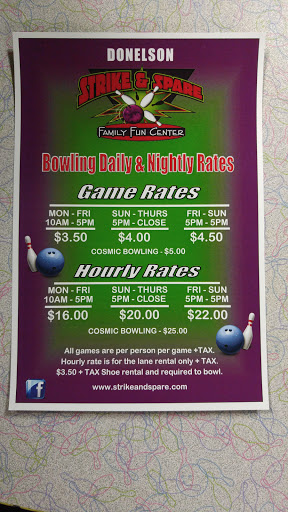 Bowling Alley «Donelson Strike and Spare», reviews and photos, 2710 Old Lebanon Rd, Nashville, TN 37214, USA
