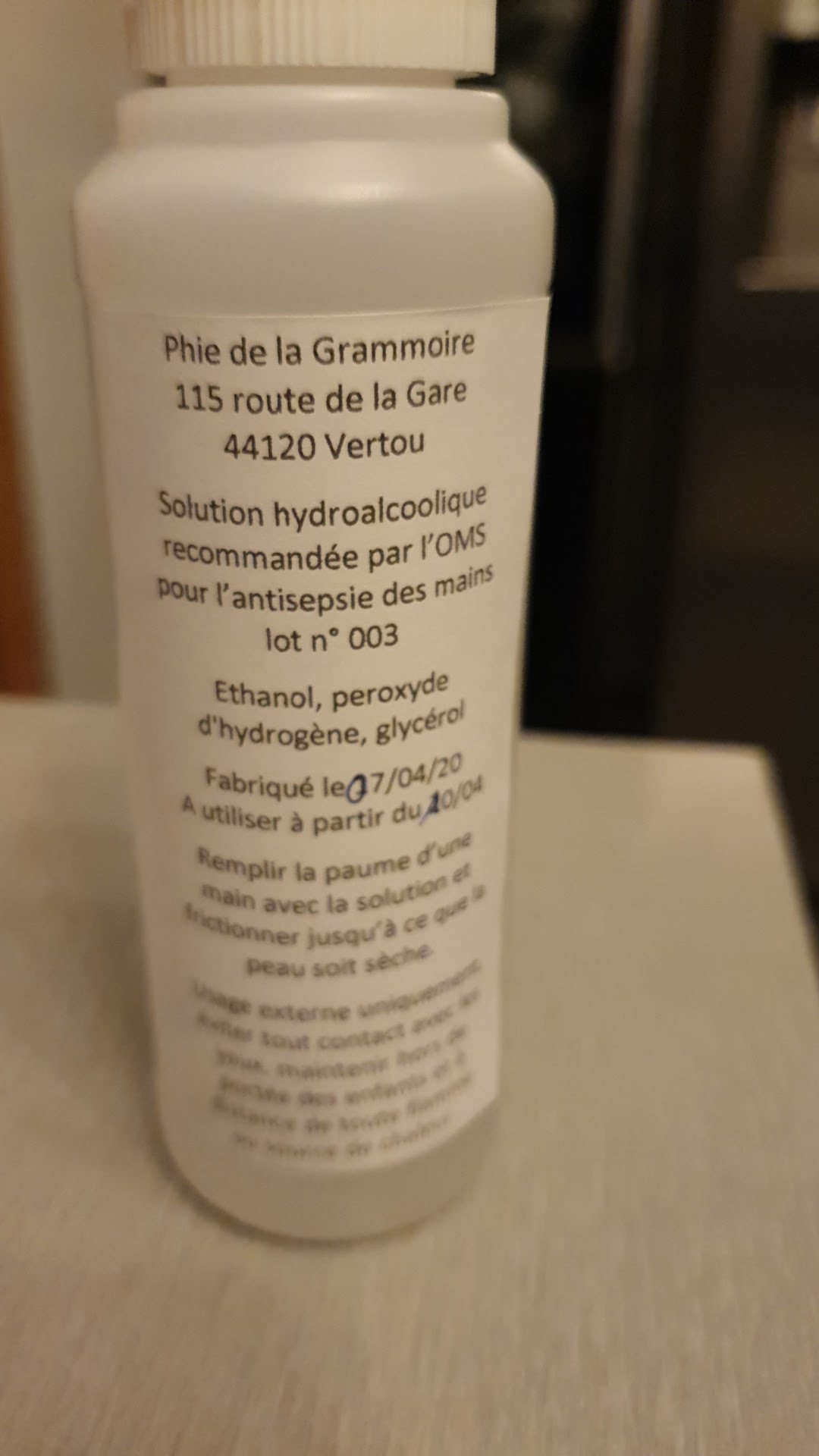 Photo n° 1 de l'avis de Gregory.u fait le 17/04/2020 à 19:48