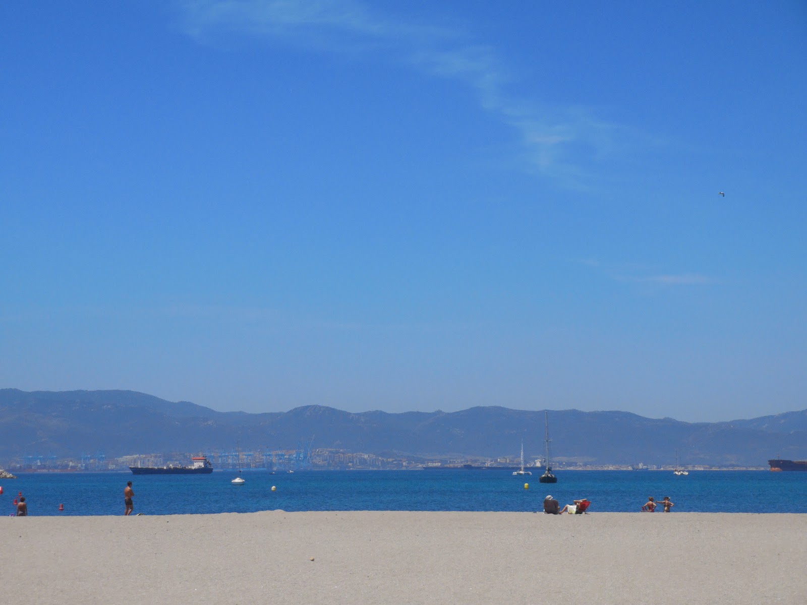 Photo of La linea beach with spacious bay