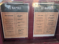 Pizzeria Le Napoli à Fréjus - menu / carte