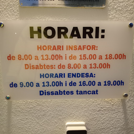 INSAFOR, S.L. en Formentera, Baleares