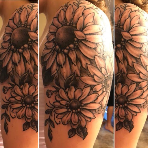 Explore initial tattoo ideas for guys, creative tattoo ideas in Augusta, available at Mr. Tattoo