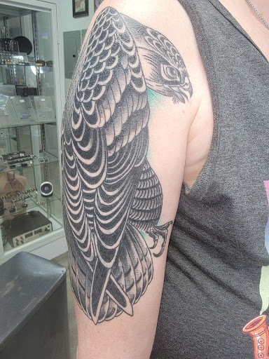 Explore viking hand tattoo ideas, creative tattoo ideas in Lafayette, available at Soldier Mikes Tattoos & Piercings