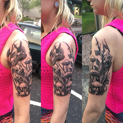 Explore redwood tattoo ideas, creative tattoo ideas in Elk River, available at Subjective Art Tattoo, LLC