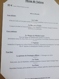 Hôtel Restaurant Le Mas de Cure Bourse à L'Isle-sur-la-Sorgue menu