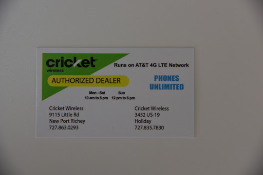 Cell Phone Store «Cricket Wireless Authorized Retailer», reviews and photos, 9115 Little Rd, New Port Richey, FL 34654, USA