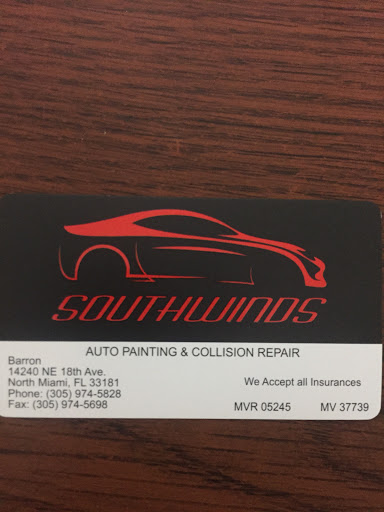 Auto Body Shop «Southwinds Auto Paint & Body Repairs», reviews and photos, 14240 NE 18th Ave, North Miami, FL 33181, USA