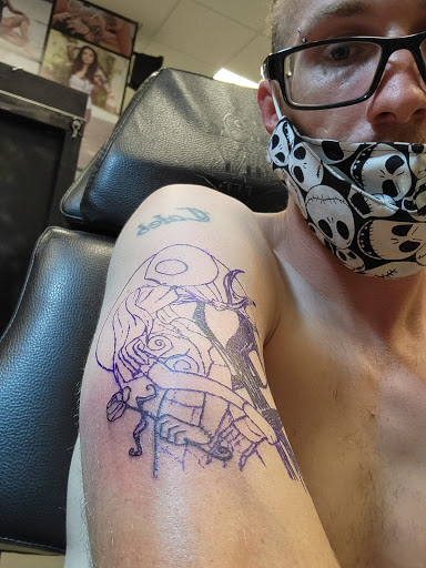 Explore street tattoo ideas, creative tattoo ideas in Albuquerque, available at Factory Edge Tattoo and Piercing Coronado