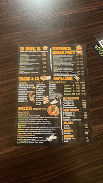 Menu du DENIZ-PIZZA à Roubaix