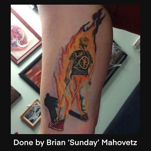 Explore hot tattoo ideas, creative tattoo ideas in Edison, available at Rorschach Gallery