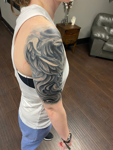 Explore dawn tattoo ideas, creative tattoo ideas in Lake Charles, available at Creative Elements Tattoo Studio