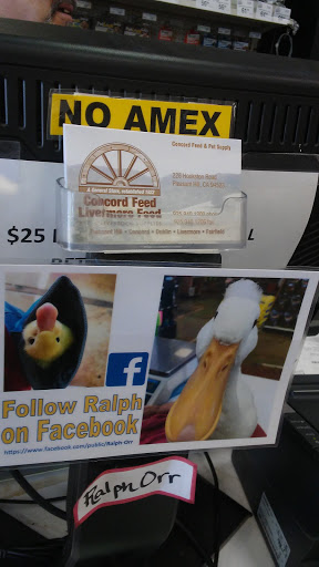 Pet Supply Store «Concord Feed Pet & Livestock Supplies», reviews and photos, 228 Hookston Rd, Pleasant Hill, CA 94523, USA