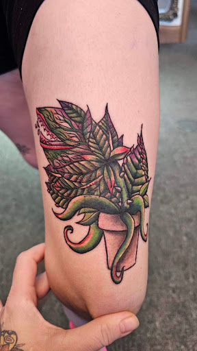 Explore feet tattoo ideas, creative tattoo ideas in Cornelia, available at Prismatic Pulse Tattoo