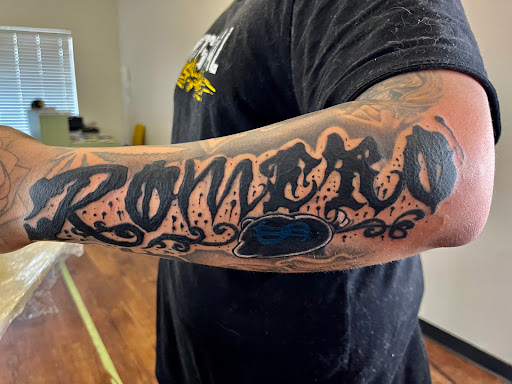 Explore bouquet tattoo ideas, creative tattoo ideas in Rogers, available at Ink Solutions Tattoo