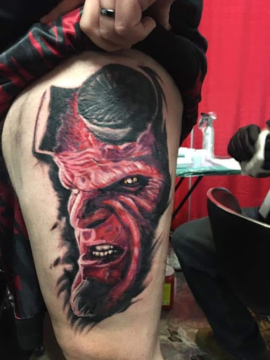 Explore eagle and flag tattoo ideas, creative tattoo ideas in Fulton, available at ELEMENT iNK