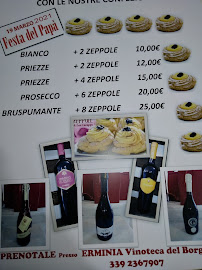 Erminia Vinoteca del Borgo via acque alte 49 borgo Podgora LT à Borgo Podgora menu