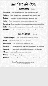 Restaurant Monte Bianco à Sillingy - menu / carte