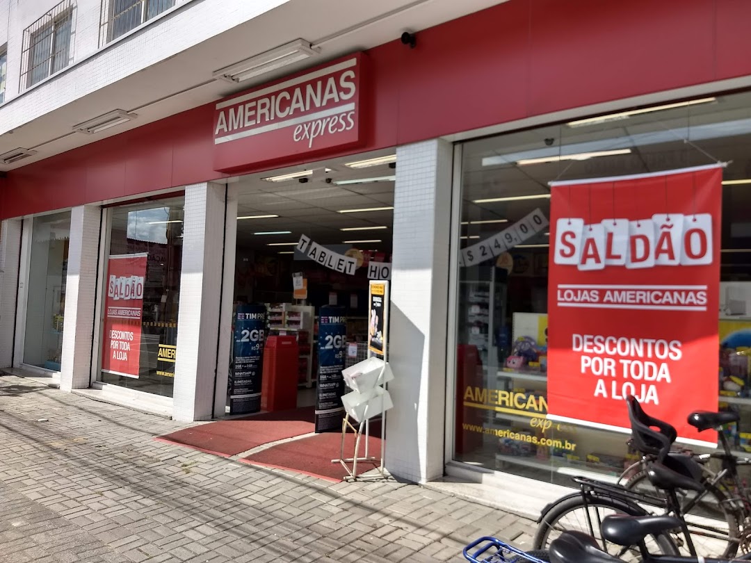 Lojas Americanas Express na cidade Navegantes