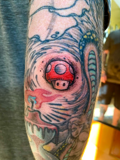 Explore moose tattoo ideas, creative tattoo ideas in Orange, available at North Quabbin Tattoo