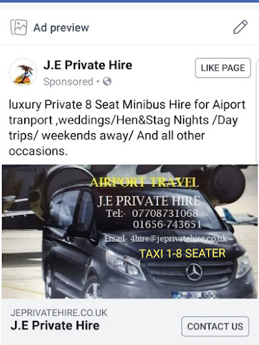 J.E. Private Hire - Taxi service
