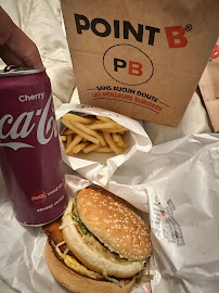 Plats et boissons du Restaurant de hamburgers POINT B Drancy - n°2