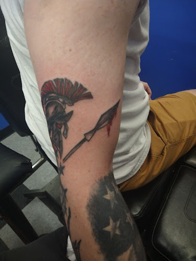 Explore female leg tattoo ideas, creative tattoo ideas in Greenwood, available at Forbidden Arts (Formerly Tattoo Joes)