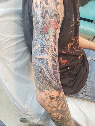 Explore tattoo ideas for shoulder and arm, creative tattoo ideas in Wichita, available at Artist At Large Tattoo