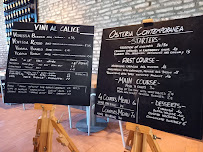 Menu / carte de Venissa à Venice