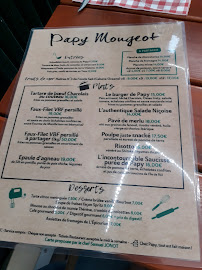 Restaurant Papy Mougeot à La Rochelle (la carte)