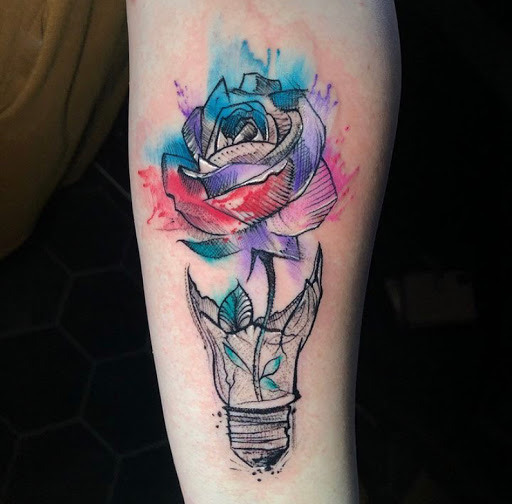 Explore tattoo ideas for shoulder cap, creative tattoo ideas in Odessa, available at Black Cat Tattoo Company