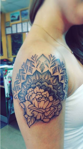 Explore black and grey tattoos sleeves ideas, creative tattoo ideas in Saint Petersburg, available at Buku Tattoo Studio