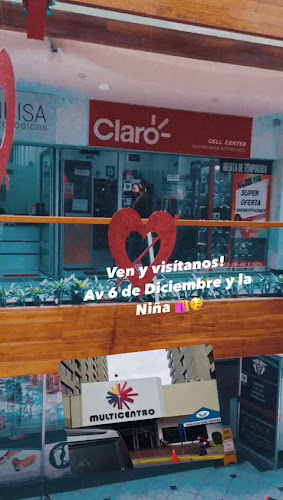 Av. seis de diciembre y la Niña, Centro Comercial Multicentro, local 121b 170522, Quito 170522, Ecuador