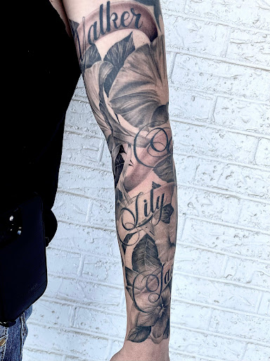 Explore womens sternum tattoo ideas, creative tattoo ideas in Pendleton, available at Just Another Hole in the Wall Tattoo