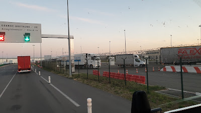 LeShuttle Freight Truck Park à Coquelles