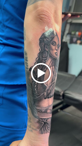 Explore psychedelic tattoo ideas, creative tattoo ideas in Forest Hills, available at Noble Ink Tattoo Studio