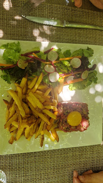 Steak tartare du Restaurant français Auberge Le Bienheureux à Saint-Alexandre - n°3